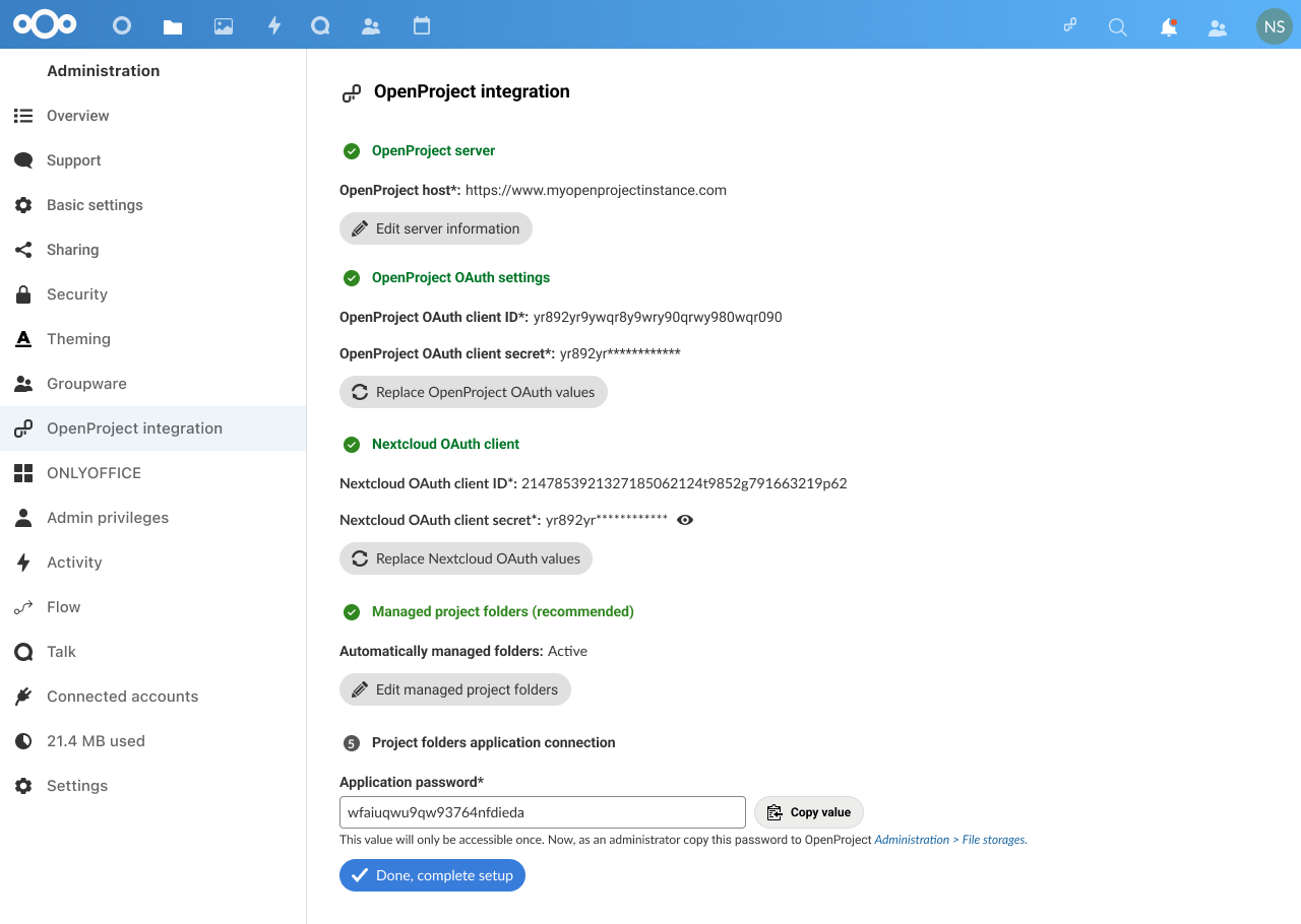 Nextcloud Automatically managed folders