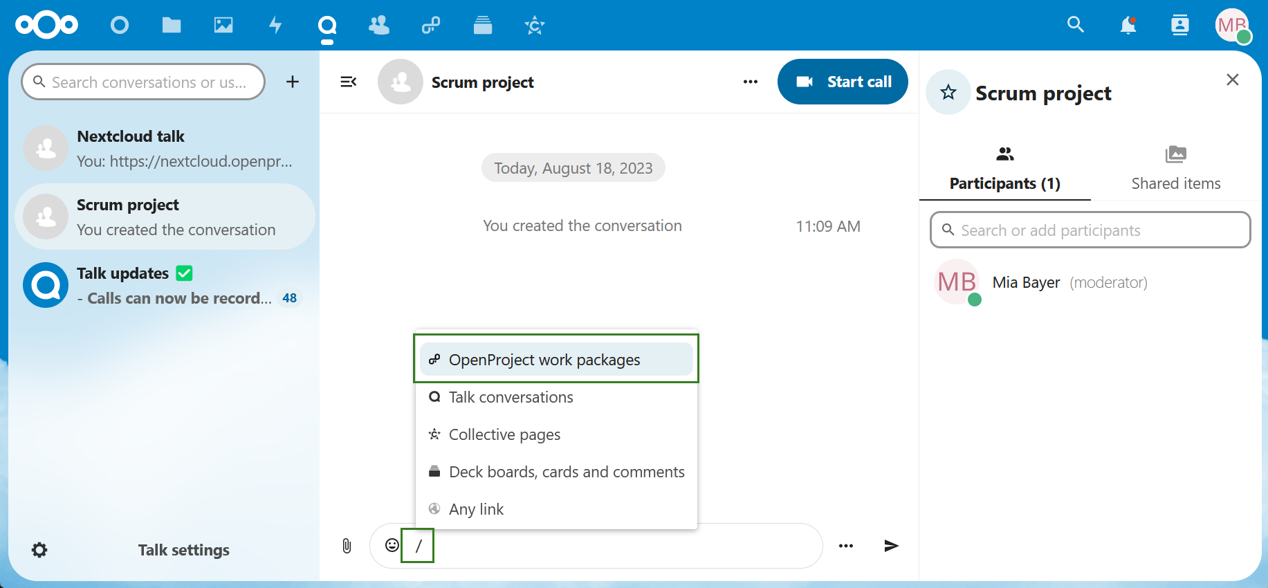 activate smart picker in nextcloud